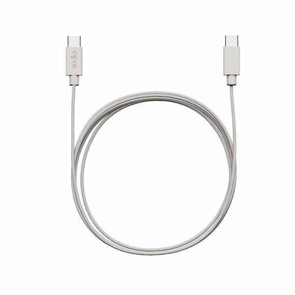 Sudio Woven USB-C to USB-C Charging Cable White