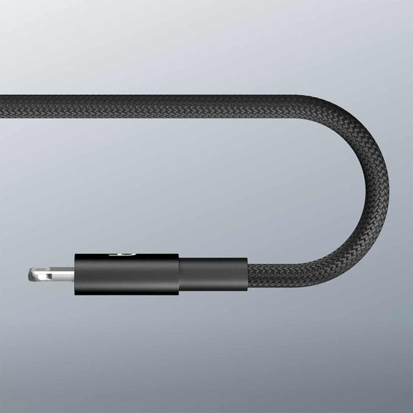 MDGK4LLA USB-C to Lightning Woven Cable 5ft Bolt Black
