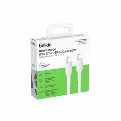 Belkin Boostcharge USB-C to USB-C Cable 2 M (60W) White