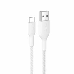 Belkin BoostCharge Braided USB-A to USB-C Cable 1 M (15W) White
