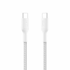 Belkin BoostCharge Braided USB-C to USB-C Cable 60W (1 M) White
