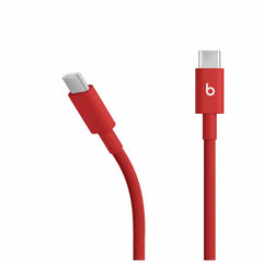Beats by Dre USB-C to USB-C Woven Cable 5ft Rapid Red