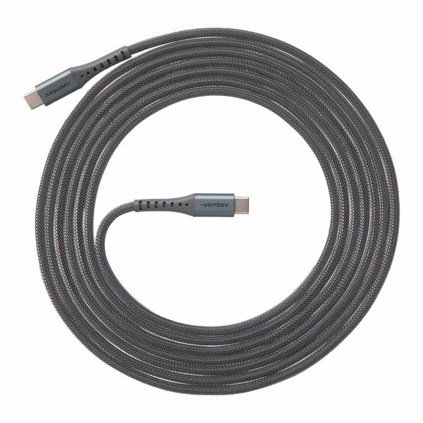 Ventev USB-C to USB-C 10ft Cable Steel