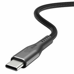 Blu Element SelfCoil Magnetic Cable USB-C to USB-C 3.3ft 100W Black