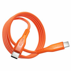 Statik MagStack Pro Charge/Sync Magnetic Cable USB-C to USB-C 3.3ft Orange