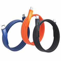 Statik MagStack Pro Charge/Sync Magnetic Cable USB-C to USB-C 3.3ft Orange