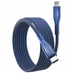 Statik MagStack Pro Charge/Sync Magnetic Cable USB-C to USB-C 3.3ft Navy