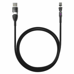 Statik 360 Pro Universal Magnetic Charge/Sync Cable 6.6 ft Black