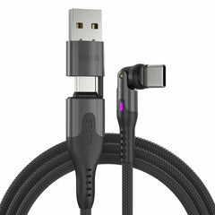 Statik 360 Pro Universal Magnetic Charge/Sync Cable 6.6 ft Black