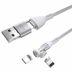 Statik 360 Pro Universal Magnetic Charge/Sync Cable 6.6 ft White