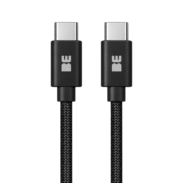 Blu Element USB-C to USB-C Braided Cable 10ft 60W Black
