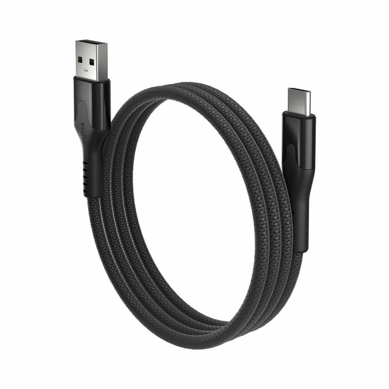 Statik MagStack Charge/Sync Cable USB-A to USB-C 4ft Black