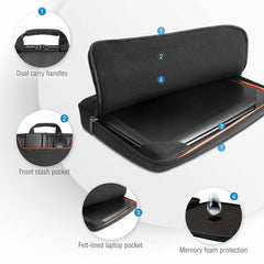 Everki Commute Laptop Sleeve with Memory Foam up to 18.4-Inch Black