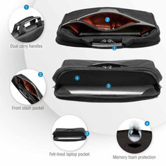 Everki Business Laptop Bag/Briefcase up to 14.1-Inch Black