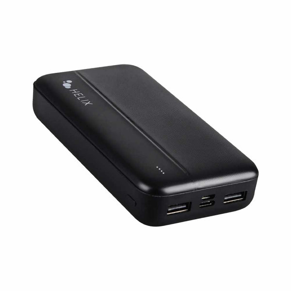 Helix/Retrak TurboVolt+ 16000 mAh Power Bank with USB-A and USB-C Ports Black