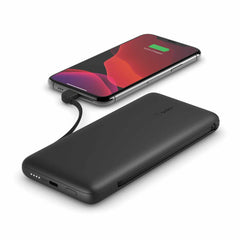 Belkin BoostCharge Plus Power Bank + Integrated Cables Black