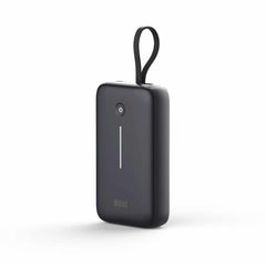 Blu Element PowerFlex 20K mAh 30W PD Power Bank with Built-In USB-C Cable Black