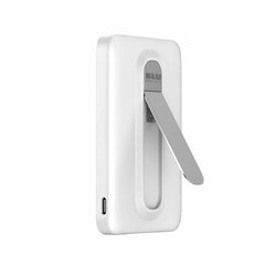 Blu Element Qi2 SLIM Wireless Power Bank with Kickstand 5K White
