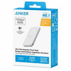 Anker MagGo Magnetic Qi2 15W Power Bank10000 mAh White