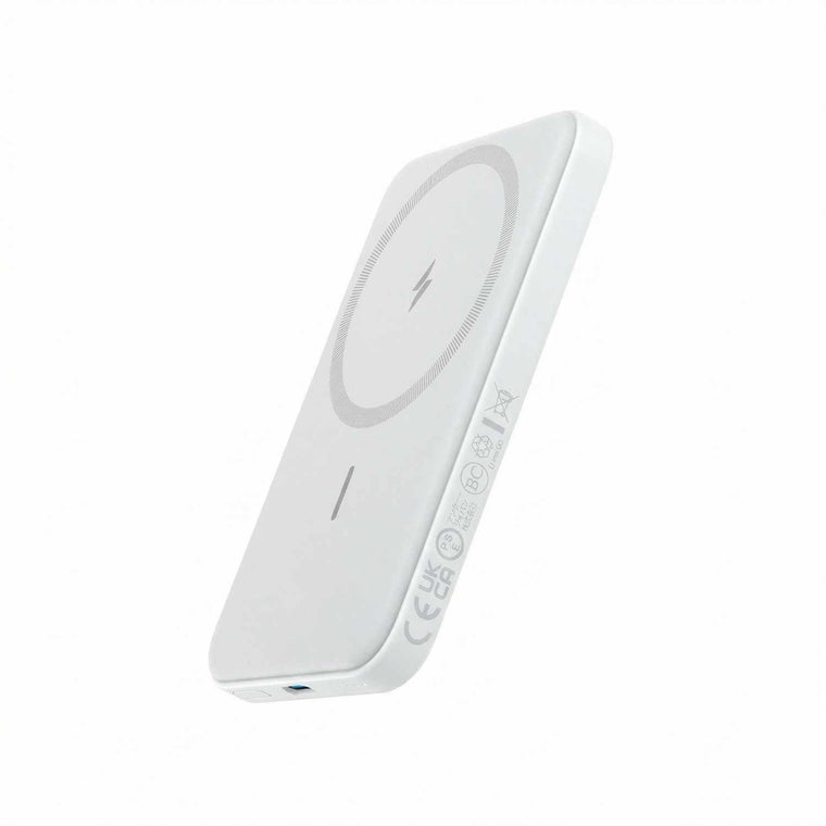 Anker 5000mAh 7.5W Magnetic Portable Battery White