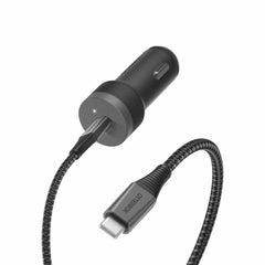 OtterBox Premium Pro Power Delivery Car Charger with USB-C Cable 6ft Nightshade (Black)