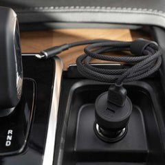 mophie Car Charger 42W 2-Port USB-C/USB-A Black