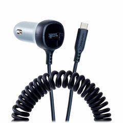 Ventev Car Charger 27W USB-C Black with USB Cable Black