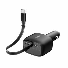 Belkin BoostCharge Retractable Car Charger 75W Black
