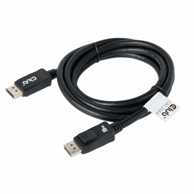 CAC2068 DisplayPort 1.4 HBR3 Cable M/M 2 m/6.56ft Black