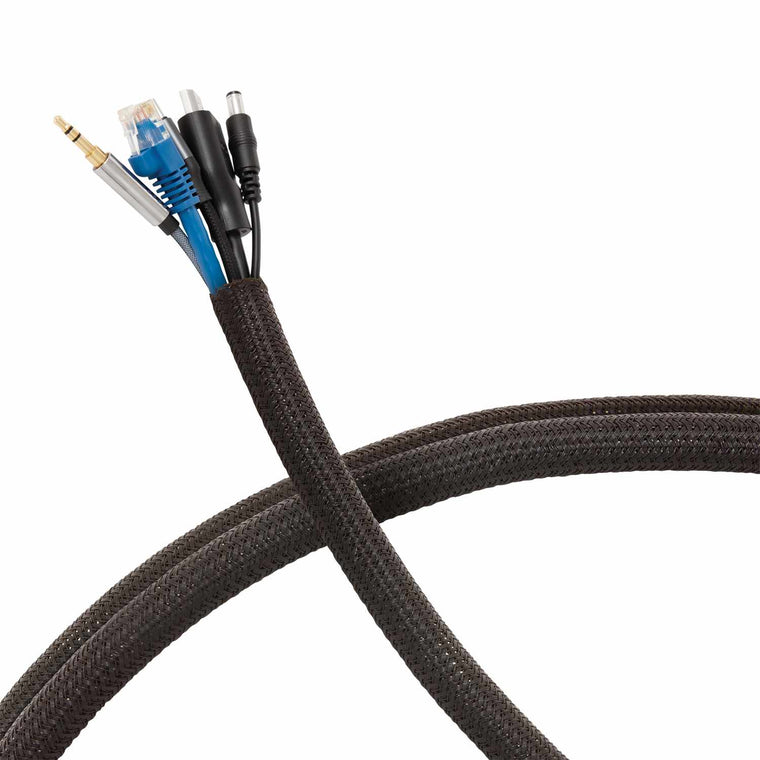 Emerge Helix Mesh Cable Sleeve Black