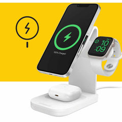 OtterBox 3-in-1 Wireless Charging Stand 15W White