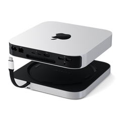 Satechi Stand & Hub For Mac Mini/Studio With NVMe SSD Enclosure Silver