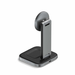 STQ21FM 2-In-1 Foldable Qi2 Wireless Charging Stand Space Gray
