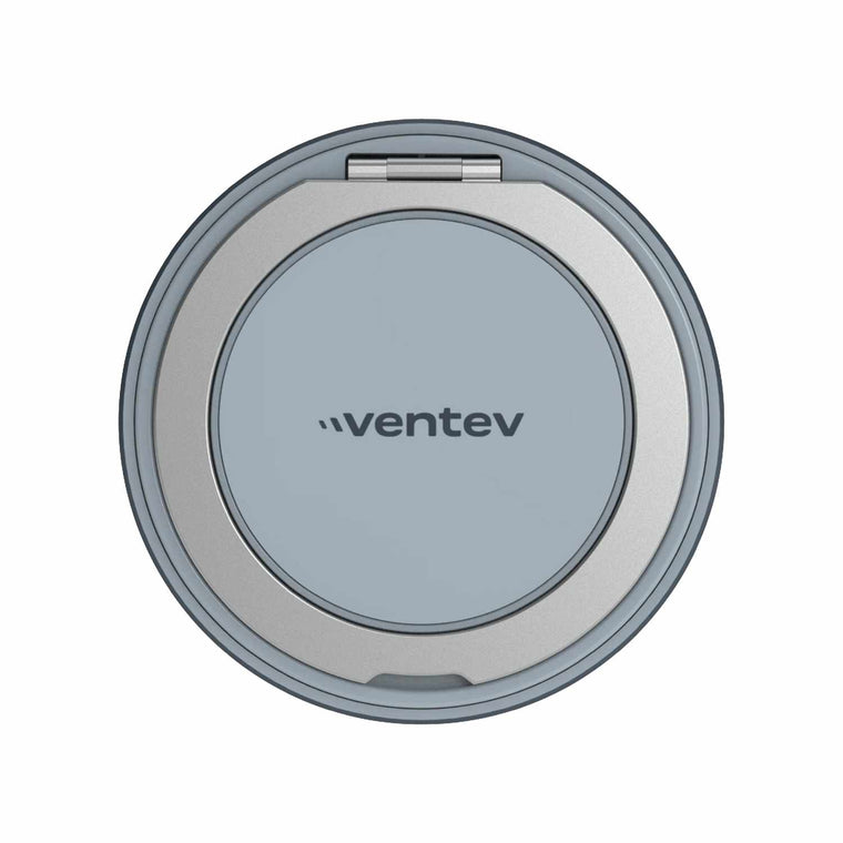 Ventev Qi2 15W Wireless Magnetic Charger with Stand Silver
