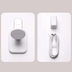 mophie Qi2 2-in-1 Wireless Charging Stand 15W White for Phone and Apple Watch