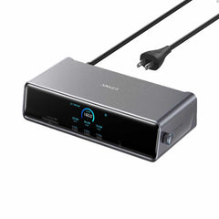 Anker Prime Docking Station with 14-Port Triple Smart Display 140W Max Gray