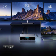 Anker Prime Docking Station with 14-Port Triple Smart Display 140W Max Gray