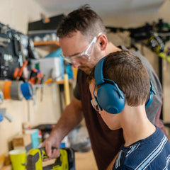 IFCPHJKPROTECTRNVY122 JBuddies Protect Kids Hearing Protection Navy