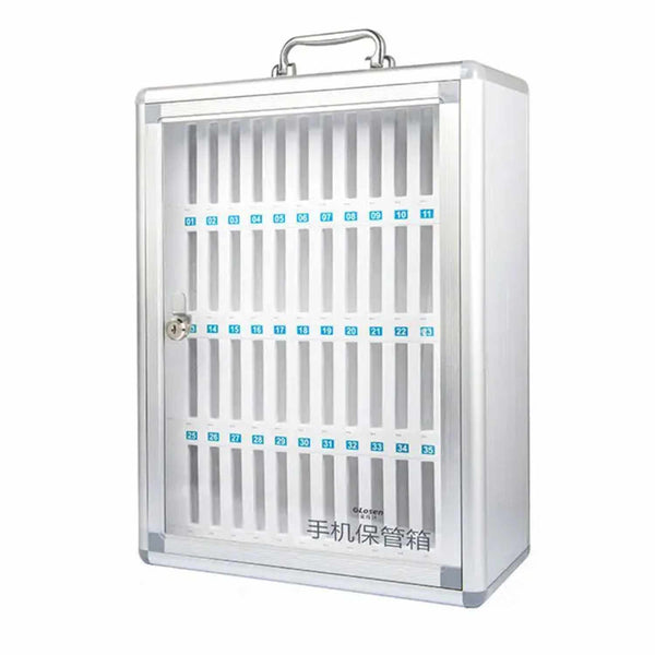 Bulk Packaging Mobile Phone Locker Silver