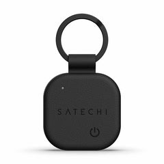 Satechi Vegan-Leather FindAll Keychain Black