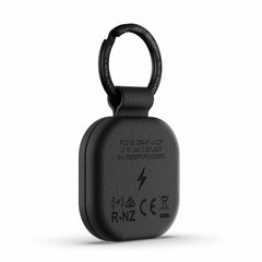 Satechi Vegan-Leather FindAll Keychain Black