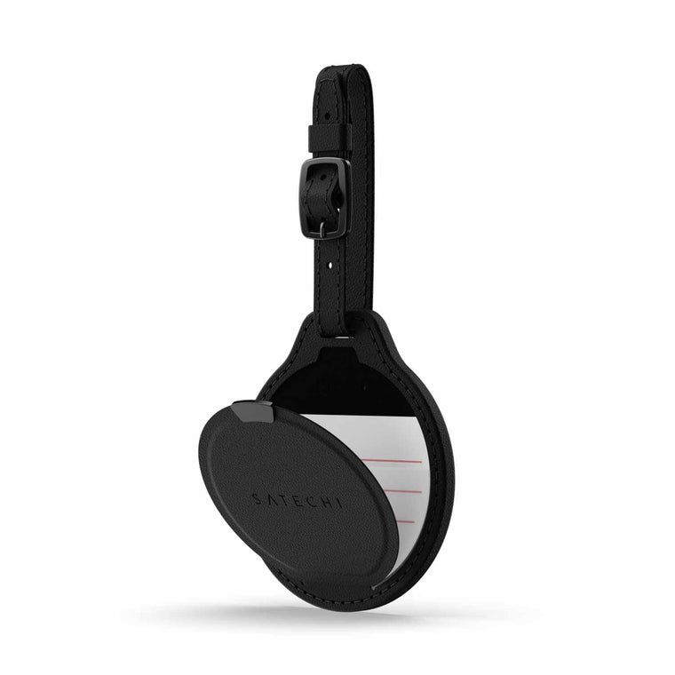 STLFALTK Vegan-Leather FindAll Luggage Tag Black