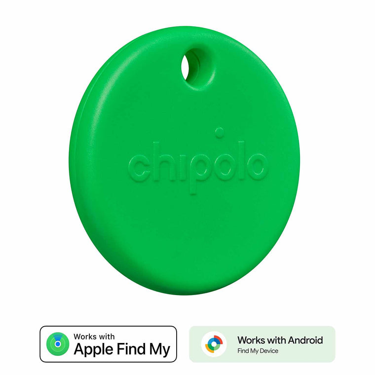 Chipolo POP Tracking Tag  (Works with Google’s Find My Device or Apple Find My) Green