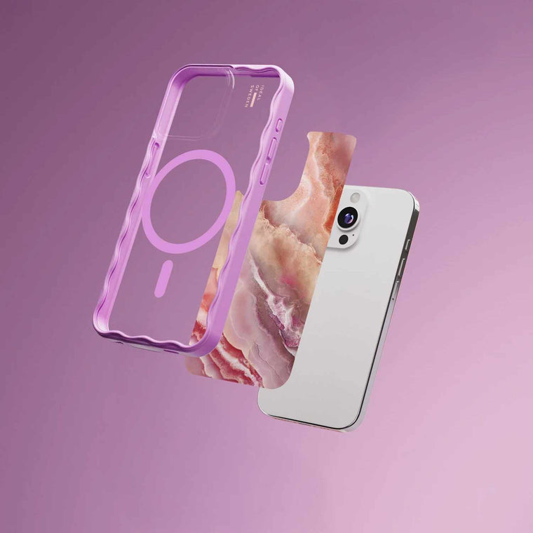 Ideal of Sweden Print Pack Blush Pink Marble for iPhone 17/iPhone 16
