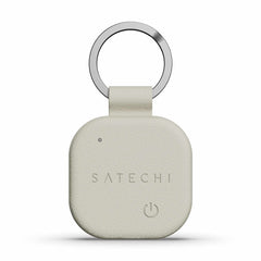 Satechi Vegan-Leather Keychain with Find My Sand