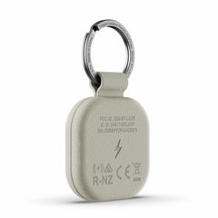 Satechi Vegan-Leather Keychain with Find My Sand