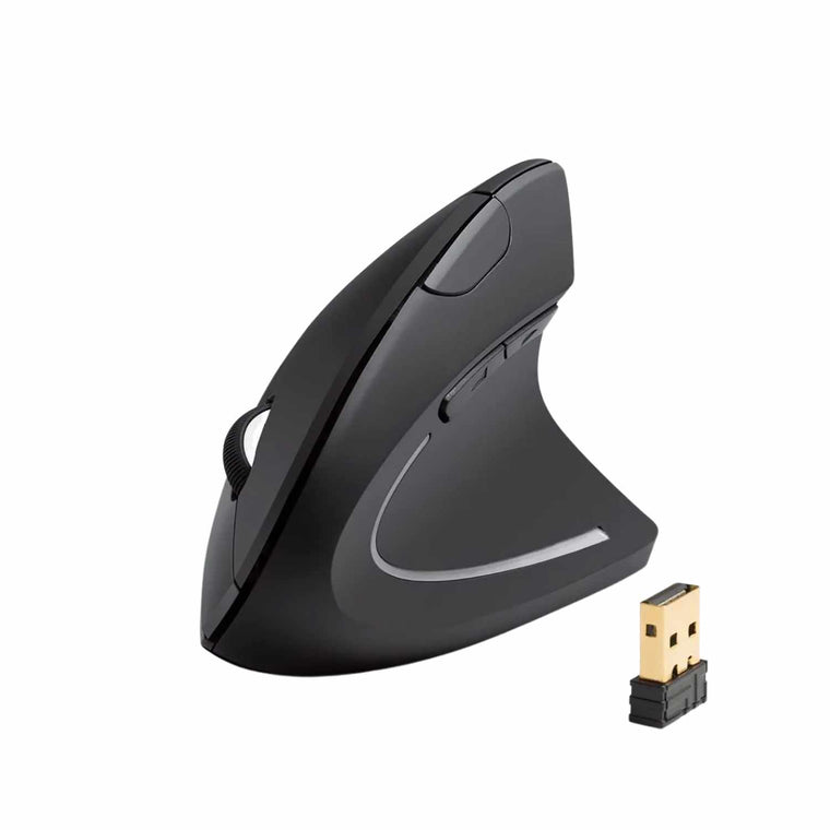 Anker 2.4G Wireless Vertical Ergonomic Optical Mouse Black