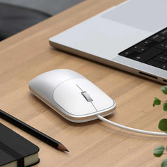 Satechi Slim LX Wired Mouse Silver