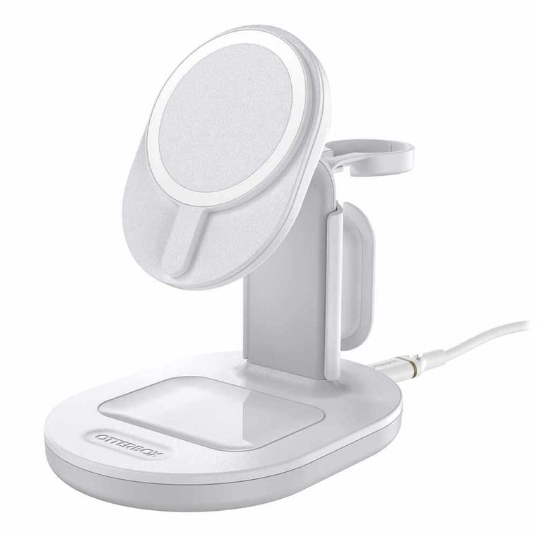 7881155 3-in-1 Wireless Charger 7.5W Multidevice Stand for MagSafe White