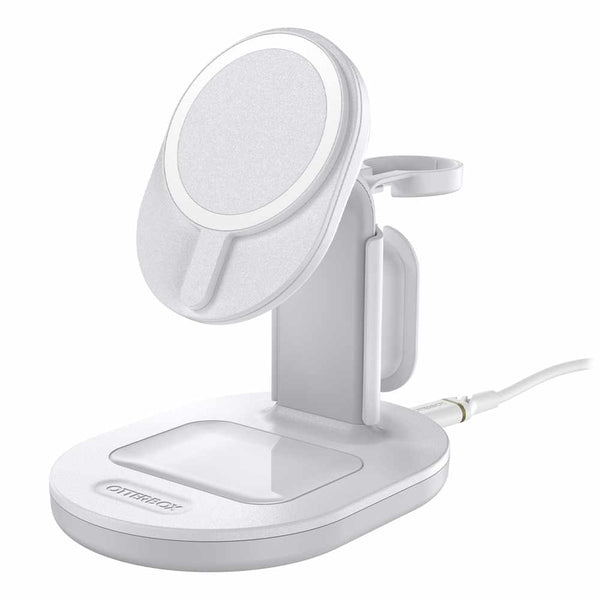 OtterBox 3-in-1 Wireless Charging Stand 7.5W White